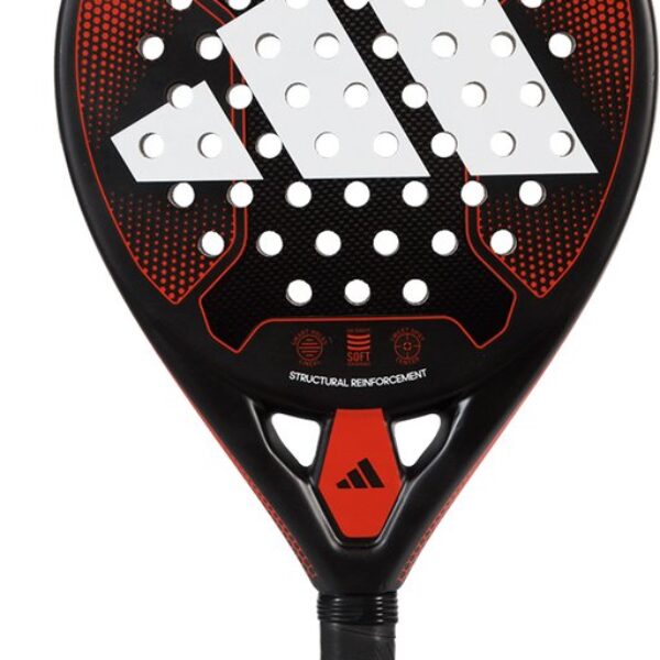 Adidas RX - 3K Carbon (Rond) - 2023 padel racket Zwart/Rood