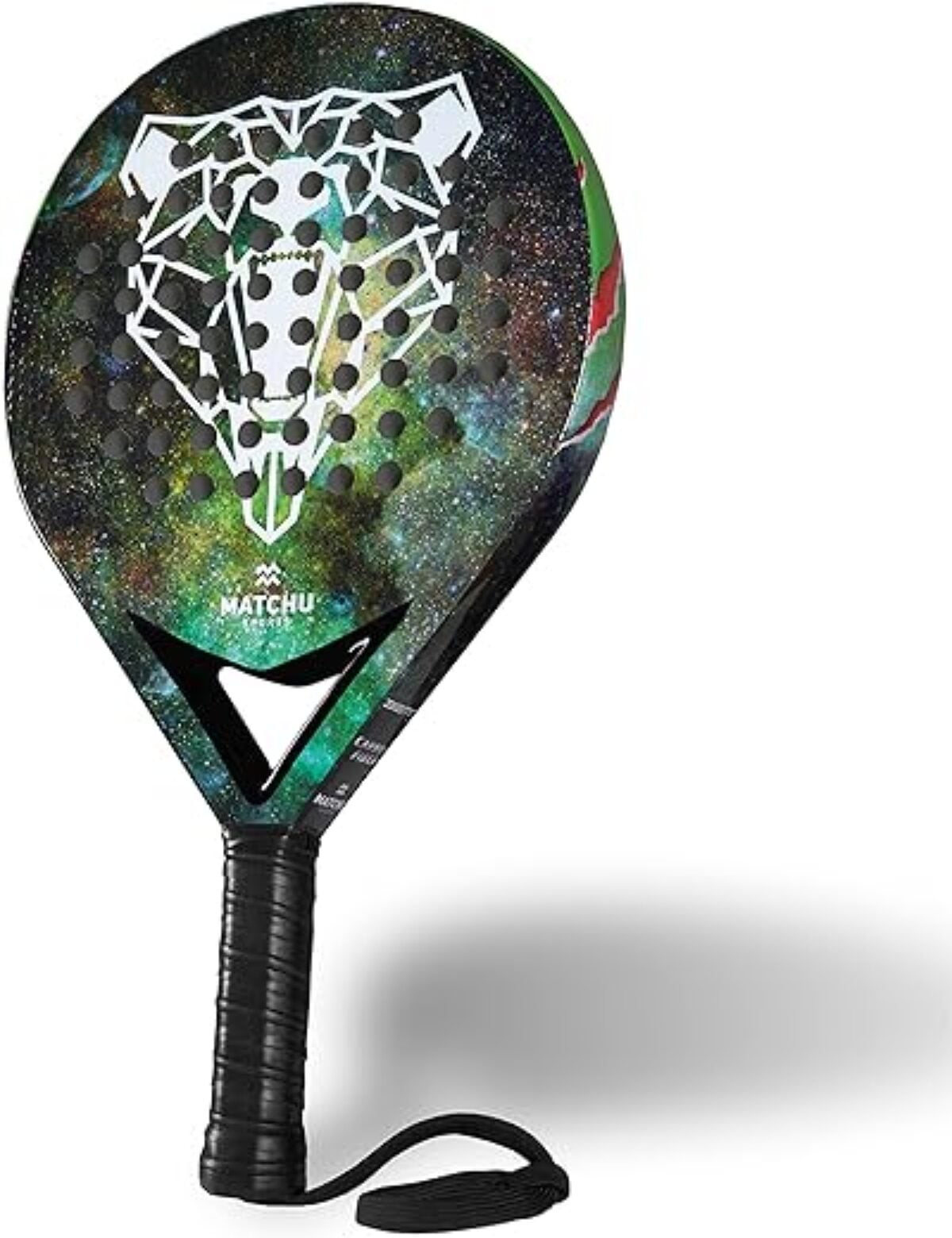 matchu sports padel racket inclusief een draagtas 100 carbon frame