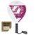 ACT Padelracket wit/roze Dames | Stiga